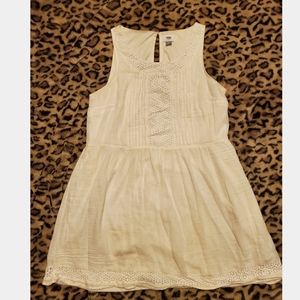 Ivort color summer dress